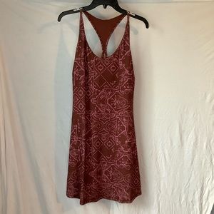 Brown and Pink Prana Opal Dress